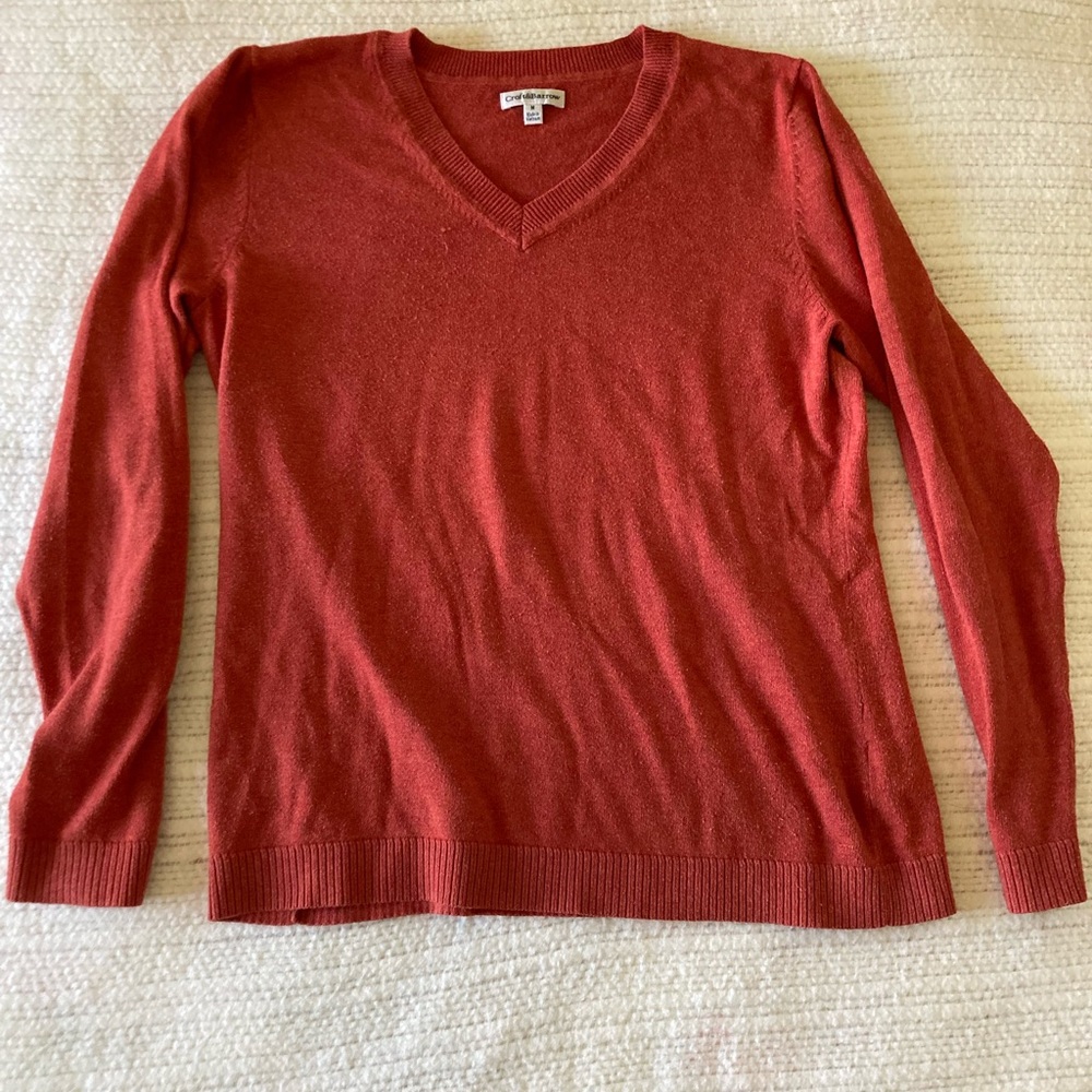 Croft and Barrow Orange Sweater